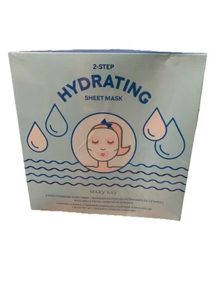 MARY KAY 水润护罩 - 2 步面部护理全新含 8 个面膜 — 第 1/2 张图片