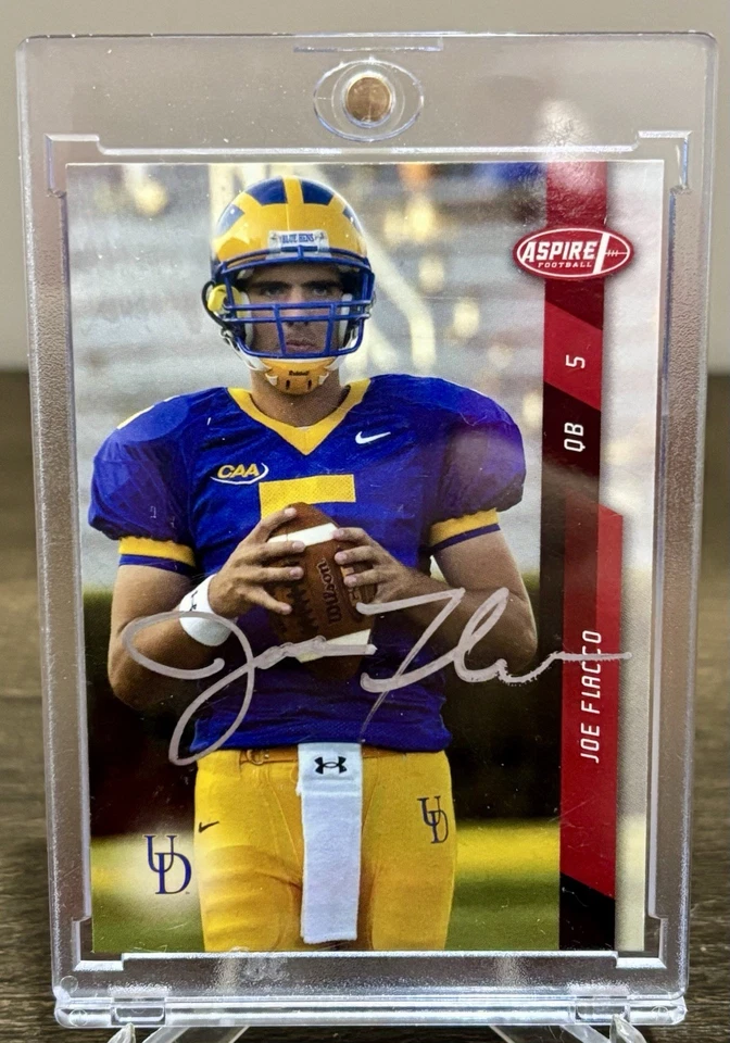 Joe Flacco Rookie Auto 2008 Sage Garantizado Auténtico Deslizamiento Casi Nuevo/Como Nuevo!! 🔥🔥🔥 Foto 1 de 4