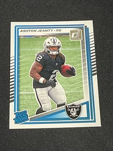 2025 Panini Donruss Ashton Jeanty Rated Rookie #305 RC Las Vegas Raiders B44 - Picture 1 of 2