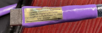 Revelation Audio Labs “Prophecy” HDMI I2S  CryoSilver Reference- Excellent!! - Image 1 of 2