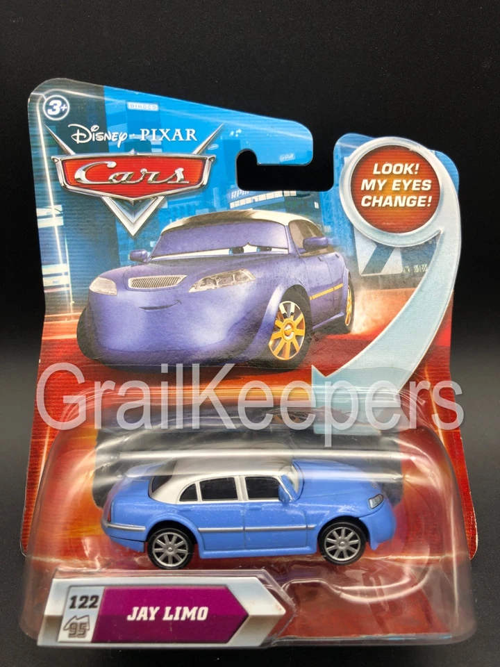 Mattel Disney Pixar Cars Jay Limo #122 Eyes Change MOC 1 55
