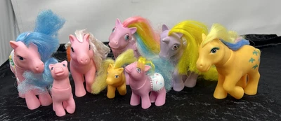 C825 Konvolut My Little Pony Figuren u.A. Hasbro 1984 Vintage Spielzeug Sammlung - Bild 1 von 4
