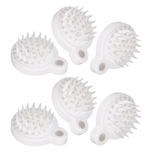 Spazzola pulizia forfora pettine shampoo massaggio scrubber cuoio capelluto capelli 6 pezzi - Foto 1 di 20
