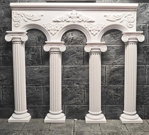 1:12 Casa de Muñecas Arco Puerta Miniatura Puerta Gótica Europea Telón de Fondo para Muñecas - Imagen 1 de 10