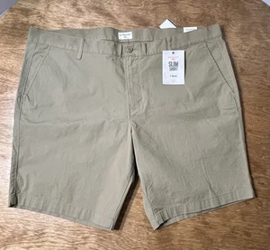 Dockers Men's Classic Fit New British Khaki Perfect Shorts Size 42 Inseam 9” - Picture 1 of 6