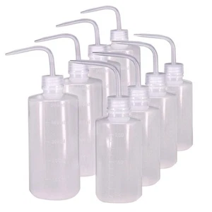 250ml+500ml Plastic Safety Wash Bottle, Plastic Squeeze Bottle Narrow Mouth, ... - Picture 1 of 6