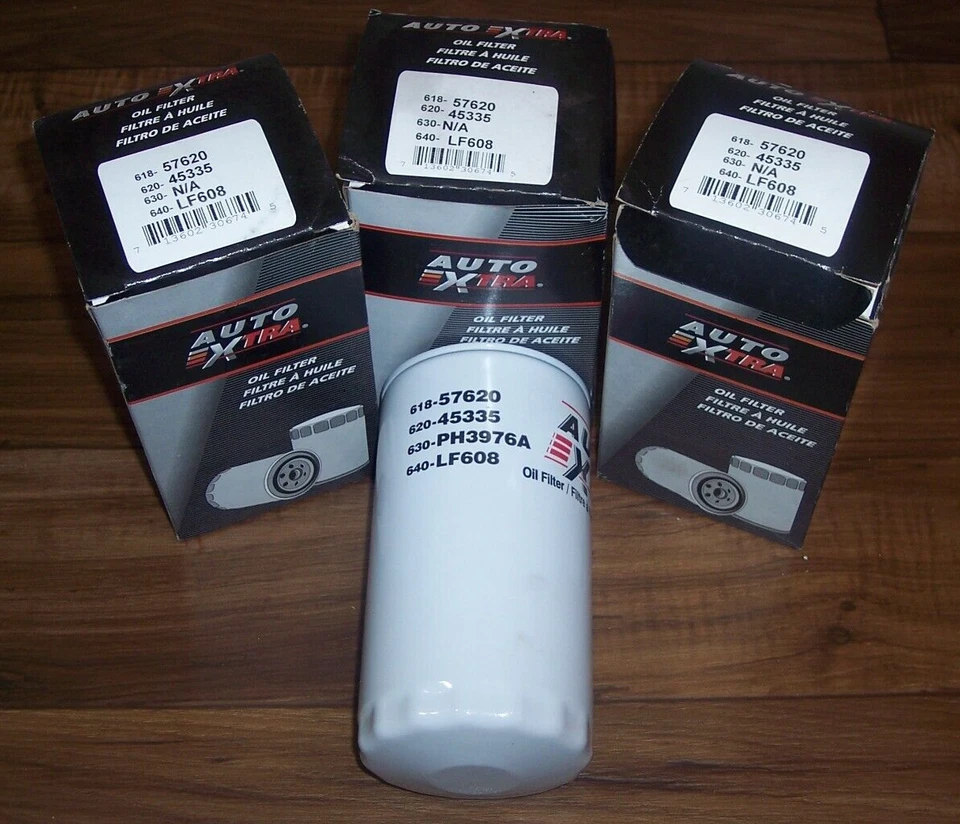 3 of Engine Oil Filter Auto Extra 618-57620 620-45335 640-LF608 AS SHOWN/IS  - Image 1 of 1