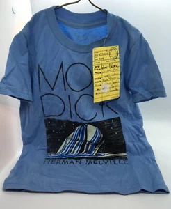New York Co. "Out Of Print" Red "Moby Dick" Book Child's Kids Toddler 4T T-Shirt - Picture 1 of 4
