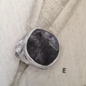Silpada Sterlingsilber R1875 gewellter Feldspat Ring Größe 7 neu war 89 $ schwarz grau - Bild 1 von 12