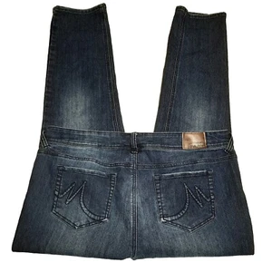 Pantalones de mezclilla para mujer Maurices ajustados de tiro alto azules talla grande 20 - Imagen 1 de 6