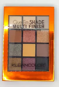(1) Kleancolor give Em Shade Multi-Finish Eyeshadow Palette FREE SHIPPING!!!!!!! - Picture 1 of 1