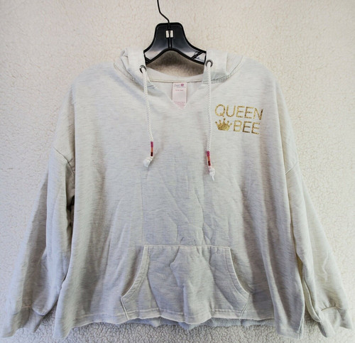 UNDERCOVER Felpa con cappuccio Secret Treasures donna piccola bianca api regina pullover collo a V