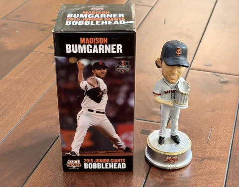 SF Giants JUNIOR BOBBLEHEAD NIB  SAN FRANCISCO Boxed MADISON BUMGARNER Cover