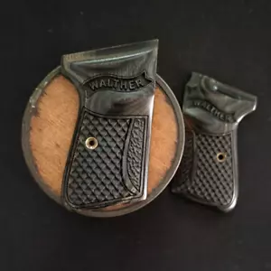 WALTHER PPK/S Custom Blackwood Grips Dragonscales/Stippling Ark, SW, Intms .380 - Picture 1 of 4