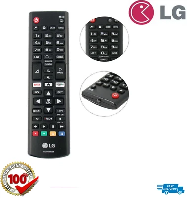 Genuine LG AKB75095308 Remote Control Smart TV LED 3D HDTV Netflix Button - Image 1 of 4
