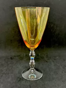Calice da tè freddo LENOX Cristallo Stemware Modello CARAT Giallo ambra 9"" 16 once. - Foto 1 di 7