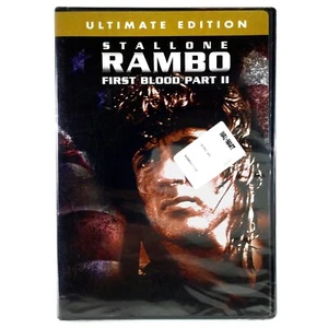 Rambo: First Blood Part II (DVD, 1985, Widescreen) Brand New! Sylvester Stallone - Imagen 1 de 3