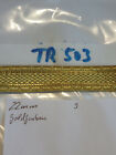 Bordüre Tresse Mittelalter Trachten goldfarben 22mm 1Meter (TR503)