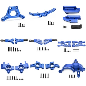 Aluminium vorne hinten Arme Stoßdämpfer Türme Set für Traxxas 4-Tec 1/10 RWD Drift Car - Bild 1 von 13