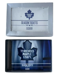 Libro Completo 90 Boletos de Temporada Sin Usar Toronto Maple Leafs 2012-13 Caja Original - Imagen 1 de 23