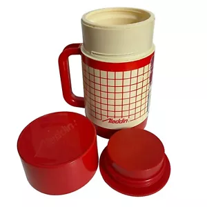 Vintage Aladdin Hy-Lo Insulated 16 Oz Thermos Wide Mouth Vacuum Bottle Red - Picture 1 of 12
