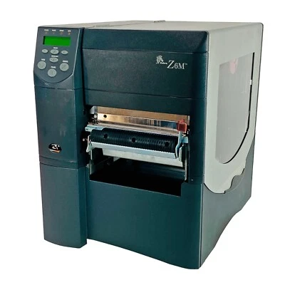Zebra Z6M Thermal Transfer Label Printer 300 dpi Peel Rewind Serial Parallel - Image 1 of 4