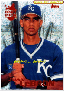 TOPPS 1996 JUAN LEBRON MLB RC KANSAS CITY ROYALS STAR MINT ROOKIE #17