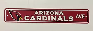 Arizona Cardinals Schild - 4""x24"" Schild - Kunststoffschild - Bild 1 von 1