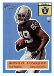 2015 novato Topps Heritage Amari Cooper Las Vegas Raiders #4 - Imagen 1 de 2