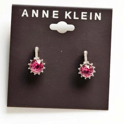 Nuevos pendientes colgantes de diamantes de imitación Anne Klein regalo moda mujeres fiesta vacaciones joyería Foto 1 de 3