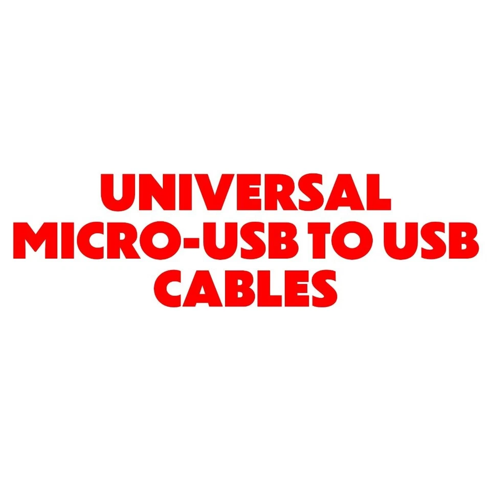 Universal Micro-USB to USB Charge Cable - Mixed Color / Length and Style - Image 1 of 1