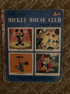 Disney's Mickey Mouse Stamp Book Little Golden Book 'A' edition 1956 - Picture 1 of 5