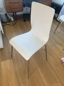Dwell white dining chairs X 8