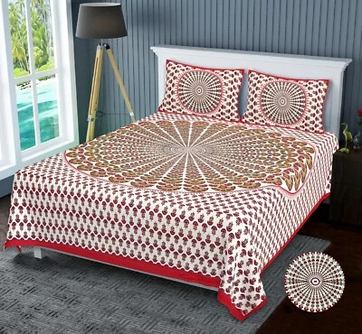 Sábana bajera estampada color granate con 2 almohadas Foto 1 de 4