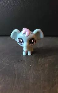 Littlest Pet Shop Mini LPS Malik Greystone grau lila Elefant #334 - Bild 1 von 6