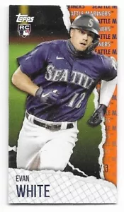 2021 Topps RIP (Online Exklusiv) Mini Orange Evan Weiß #1/3 (MRIP-EW) RC - Bild 1 von 2