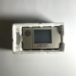 Vintage REALISTIC Pocketvision 4 LCD TV - Mini TV - Good Condition - 16-155 - Picture 1 of 8