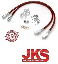 Produktbild - Jks Vorne HD Verlängerte Bremsleitung Set Für 87- 95 Jeep Wrangler Yj 2291