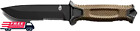 Gerber Strongarm Fixed blade Tactical knife  Brown Serrated Edge survival coyote