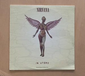 NIRVANA IN UTERO Clear vinyl SPECIAL LIMITED EDITION 1993 LP Record Still SEALED - Imagen 1 de 5
