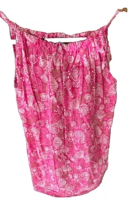 Lexi York Seashells Pink Summer Sleeveless Top M/L - Picture 1 of 8