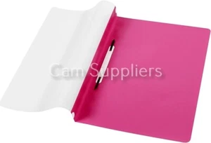 Qty 25 A4 Project Presentation Folder Quality Document Report Files Pink - Picture 1 of 1