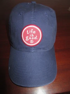 NEU MIT ETIKETT LIFE IS GOOD CHILL CAP "LIG CIRCLE LOGO" ..VINTAGE BLAU,,,(OS) - Bild 1 von 5