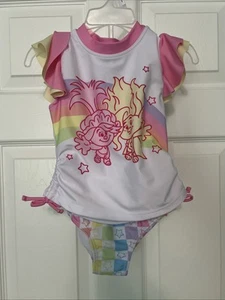 NWT Trolls Band Together 4T Girls Two-piece Swimsuit - Picture 1 of 6