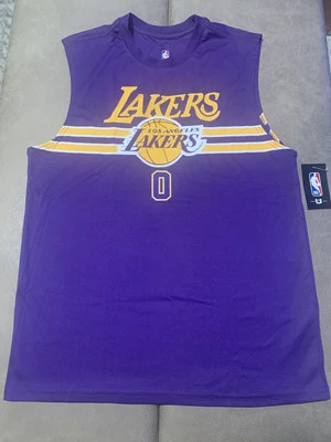 Camisa sin mangas NBA LA Lakers #0 Russell Westbrook púrpura nueva con etiquetas para hombre talla mediana Foto 1 de 4