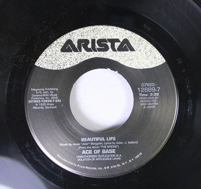 90's 45 Ace Of Base - Beautiful Life / Beautiful Life on Arista - Image 1 of 2