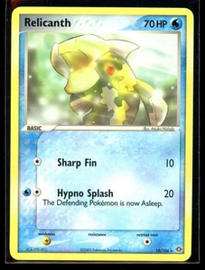 2005 EX - Emerald Relicanth Non Holo Rare Pokemon Card #18 - Picture 1 of 2