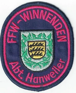 Winnenden Hanweiler Fire Dept Germany patch Feuerwehr Firefighter NEW ! - Picture 1 of 1