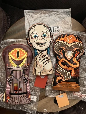 Fundas para palos de golf RSVLTS Señor de los Anillos Balrog Gollum Ojo de Sauron sintéticas - Imagen 1 de 4
