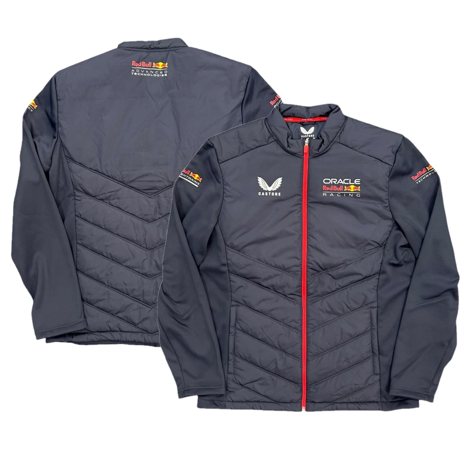 Red Bull Racing Jacket Men's Castore F1 Oracle Team Padded Top - New